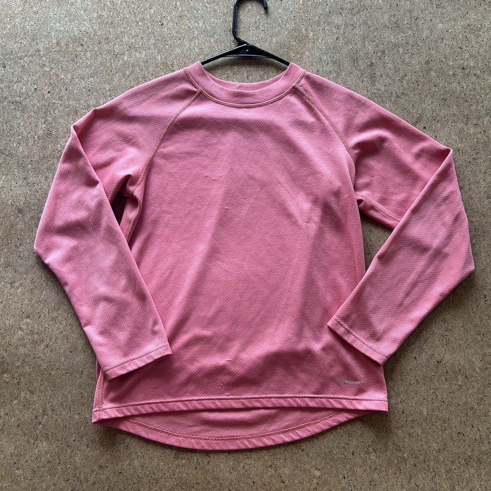 Patagonia Capilene Thermal Baselayer Weight Youth Size XL (14) Crew Long-Sleeve